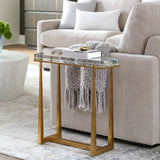 Crystal Top Accent Table | Uttermost Midas