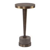 Modern European furniture - Bronze Pedestal Drink Table - www.oroa.com