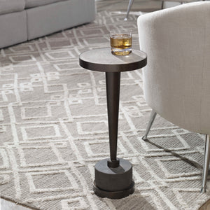   Bronze Pedestal Drink Table | Oroa.com