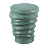 Modern European furniture - Blue-Green Organic Garden Stool - www.oroa.com