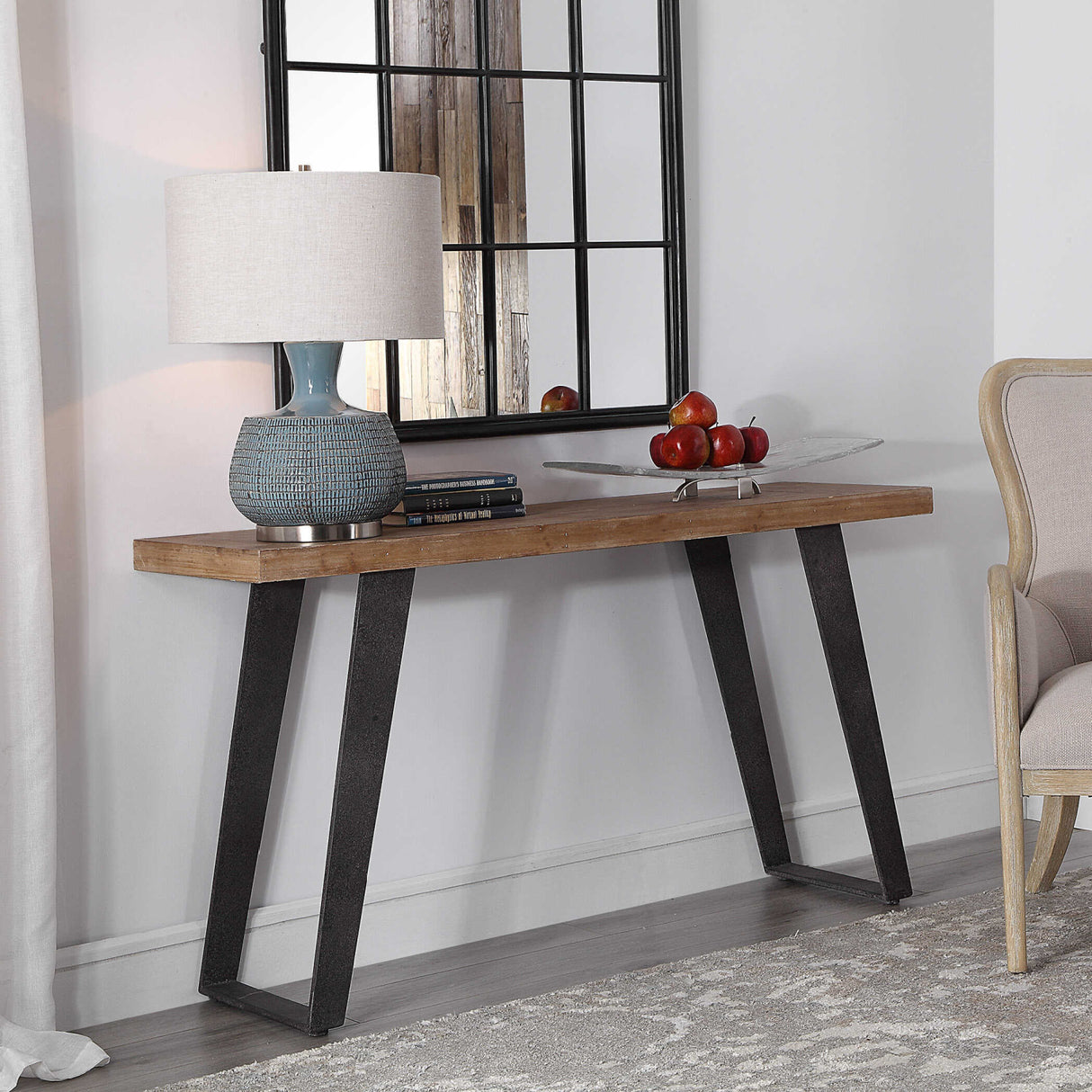Fir Wood Console Table by Uttermost Freddy, alternate view 7