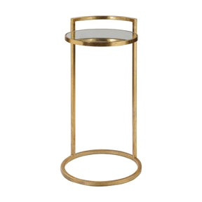 Gold Framed Mirror Accent Table by Uttermost Cailin