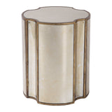 Antique Mirror Quatrefoil Accent Table | Uttermost Harlow