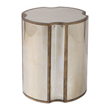 Antique Mirror Quatrefoil Accent Table | Uttermost Harlow