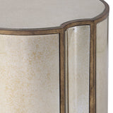 Antique Mirror Quatrefoil Accent Table | Uttermost Harlow