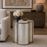 Antique Mirror Quatrefoil Accent Table | Uttermost Harlow