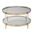 Modern European furniture - Round Glass Coffee Table - www.oroa.com