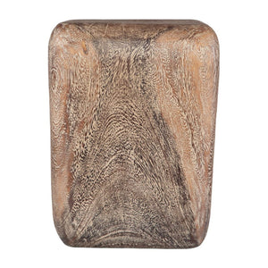   Washed Suar Wood Accent Stool | Oroa.com