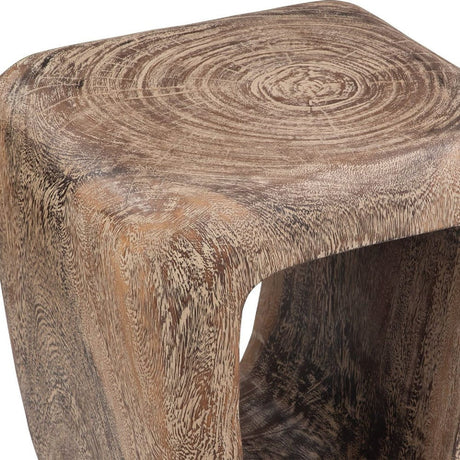 Modern European furniture - Washed Suar Wood Accent Stool  - www.oroa.com