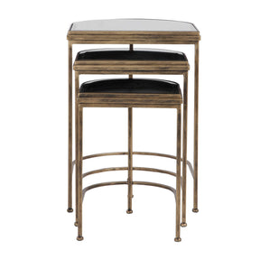 Gold Framed Nesting Tables (3) by Uttermost India
