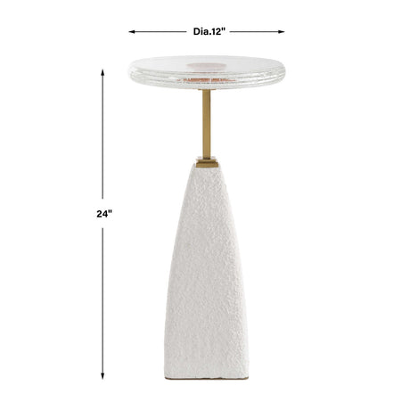 Modern European furniture - Seeded Glass Drink Table - www.oroa.com