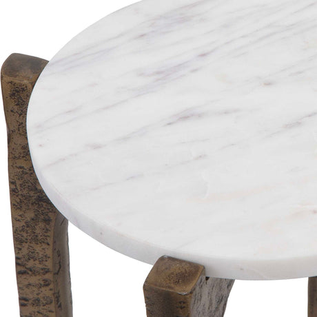 Modern European furniture - Round Marble Drink Table - www.oroa.com