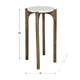 Modern European furniture - Round Marble Drink Table - www.oroa.com