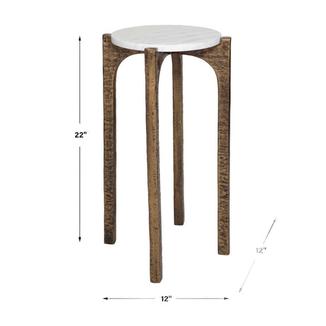 Modern European furniture - Round Marble Drink Table - www.oroa.com