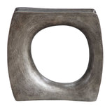 Modern European furniture - Antique Silver Accent Table - www.oroa.com