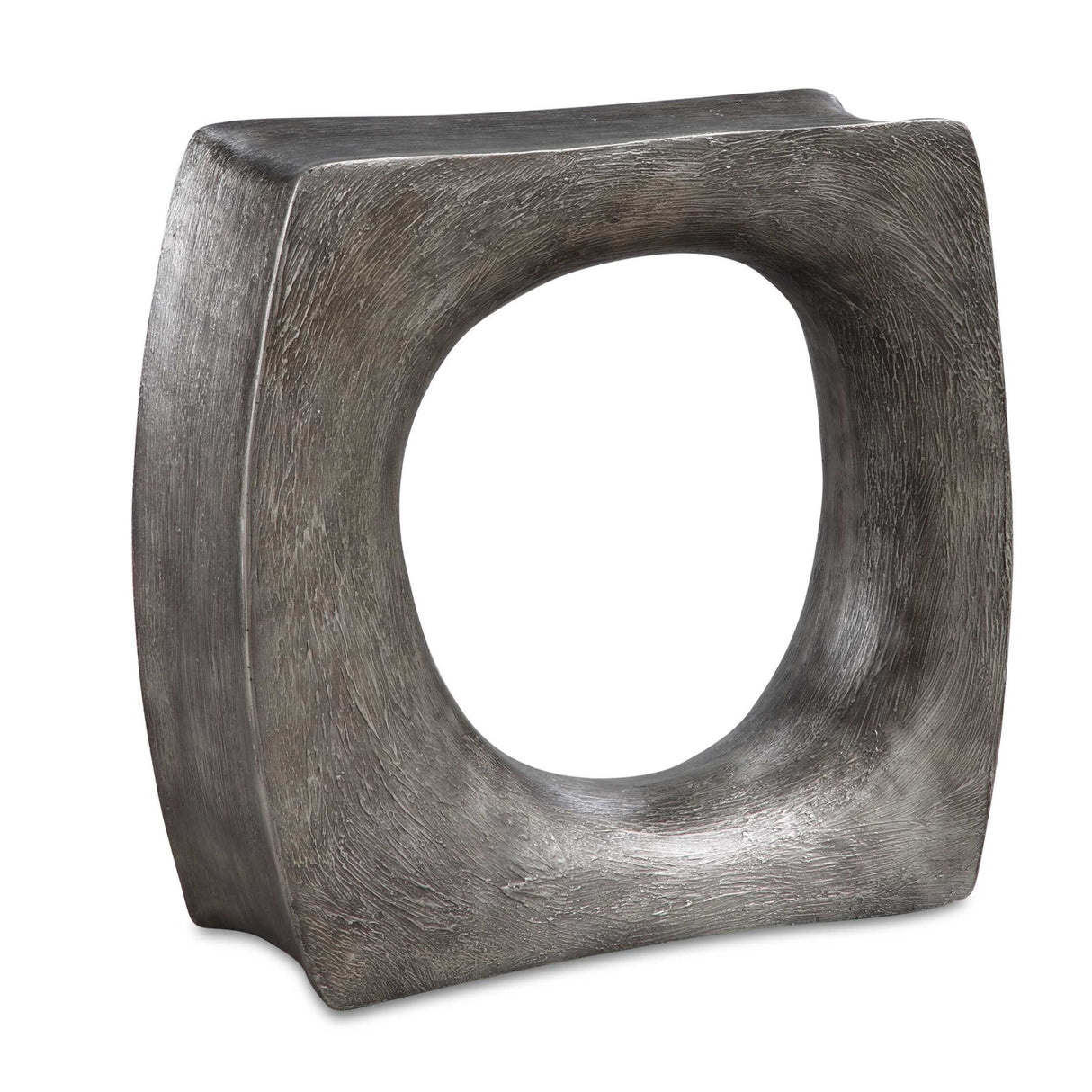 Modern European furniture - Antique Silver Accent Table - www.oroa.com