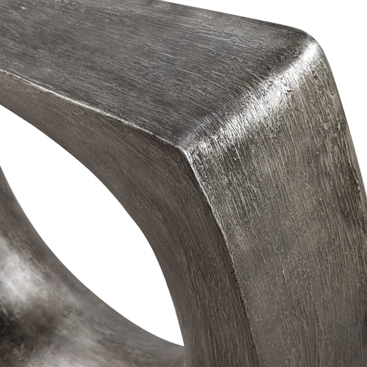 Modern European furniture - Antique Silver Accent Table - www.oroa.com