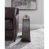 Modern European furniture - Antique Silver Accent Table - www.oroa.com