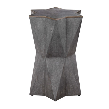 Modern European furniture - Gray Star-Shaped Accent Table - www.oroa.com