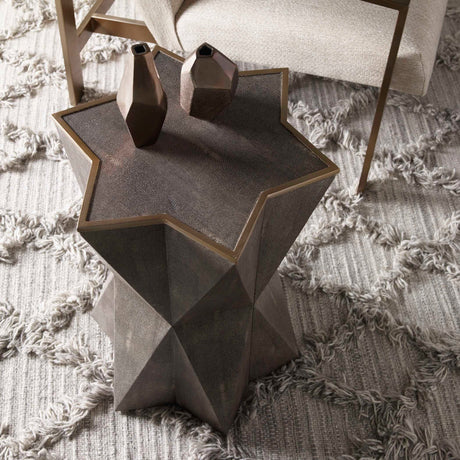 Modern European furniture - Gray Star-Shaped Accent Table - www.oroa.com
