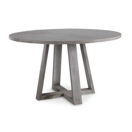 Modern European furniture - Gray Oak Round Dining Table - www.oroa.com
