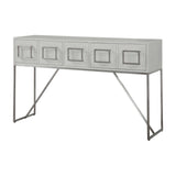 Modern European furniture - White Oak 3-Drawer Console Table - www.oroa.com
