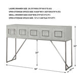 Modern European furniture - White Oak 3-Drawer Console Table - www.oroa.com