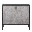Modern European furniture - Oak Mosaic 2-Door Cabinet - www.oroa.com