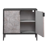 Modern European furniture - Oak Mosaic 2-Door Cabinet - www.oroa.com
