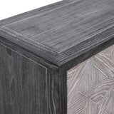 Modern European furniture - Oak Mosaic 2-Door Cabinet - www.oroa.com