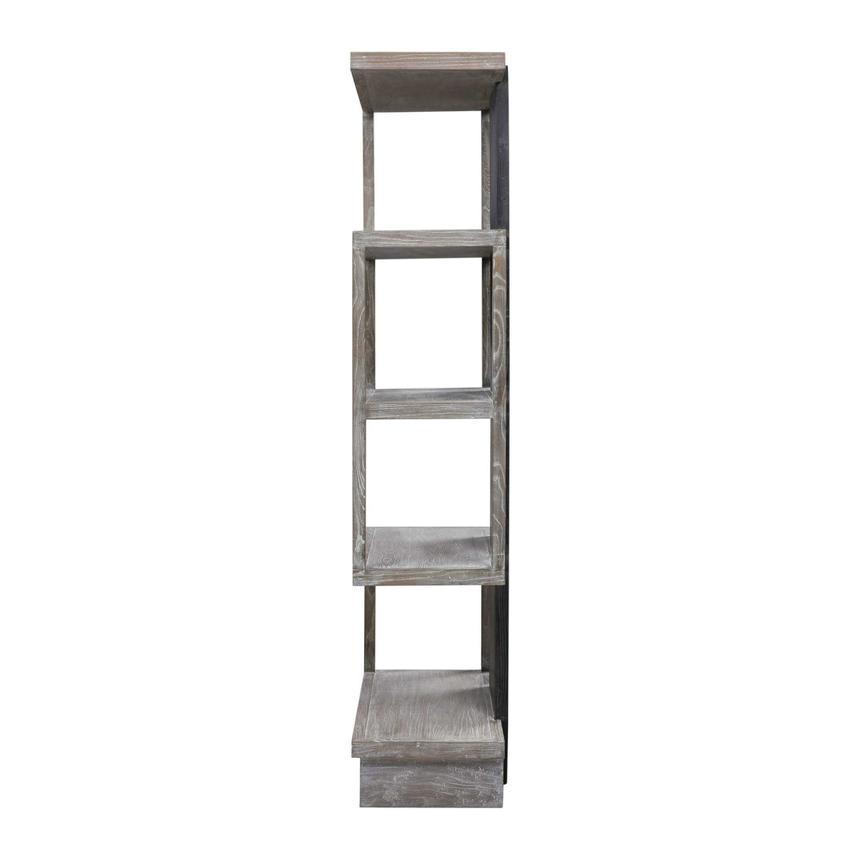 Modern European furniture - Gray Elm Veneer Bookcase - www.oroa.com
