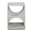 Modern European furniture - Carved Fir Wood Side Table - www.oroa.com