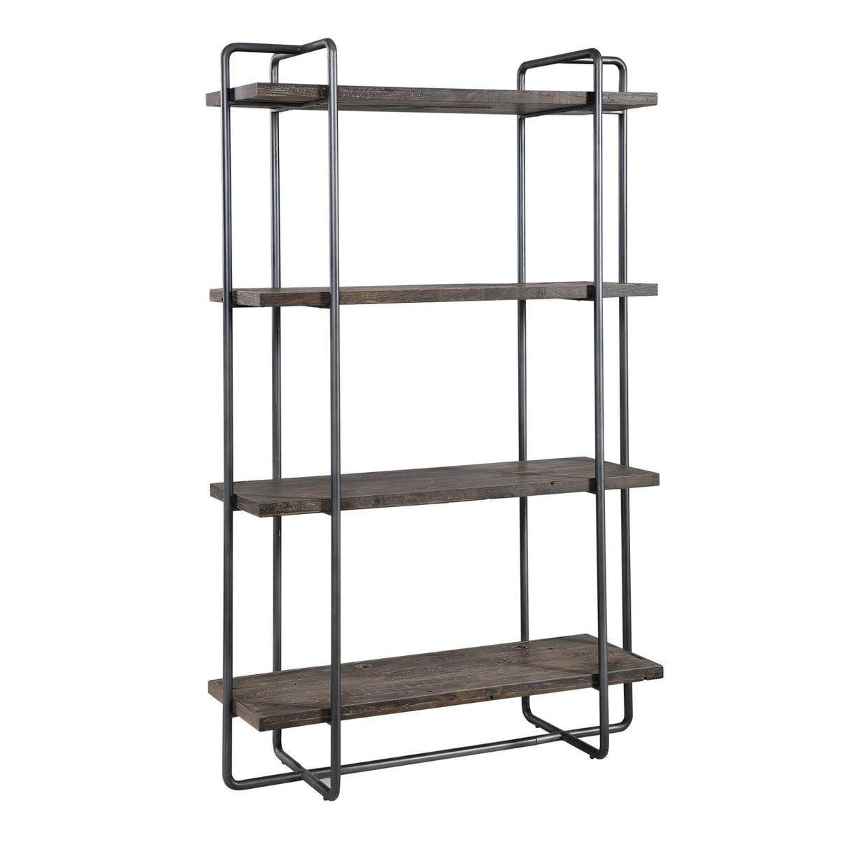 Modern European furniture - Brushed Pewter Framed Bookshelf - www.oroa.com