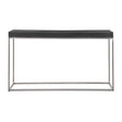Modern European furniture - Black Concrete Contemporary Console Table - www.oroa.com