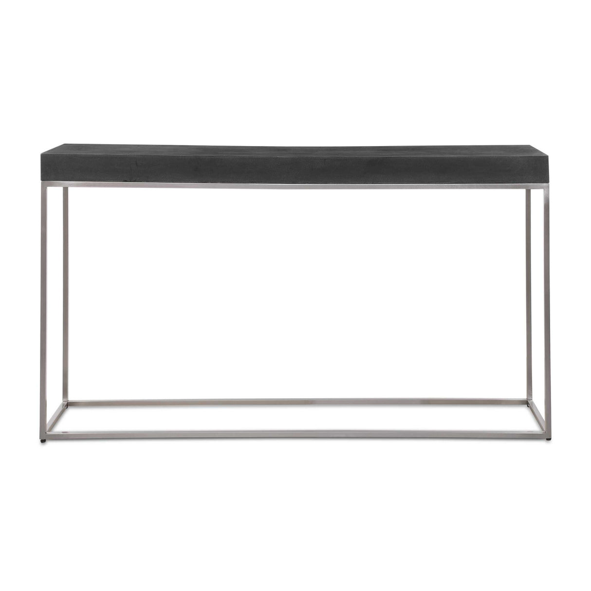 Modern European furniture - Black Concrete Contemporary Console Table - www.oroa.com