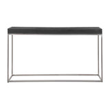 Modern European furniture - Black Concrete Contemporary Console Table - www.oroa.com