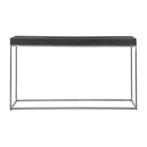 Modern European furniture - Black Concrete Contemporary Console Table - www.oroa.com