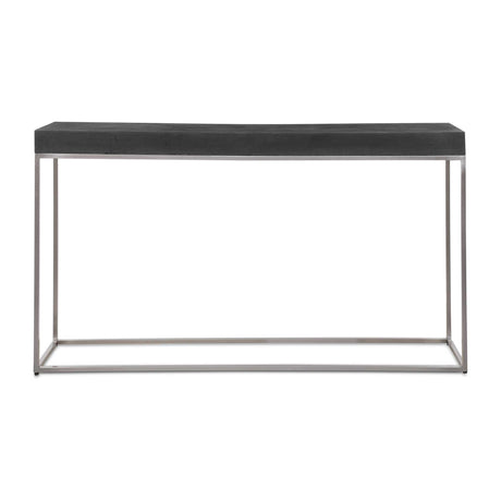 Modern European furniture - Black Concrete Contemporary Console Table - www.oroa.com