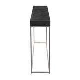 Modern European furniture - Black Concrete Contemporary Console Table - www.oroa.com