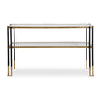 Modern European furniture - Gold Leaf Console Table - www.oroa.com
