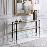 Modern European furniture - Gold Leaf Console Table - www.oroa.com