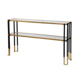 Modern European furniture - Gold Leaf Console Table - www.oroa.com