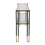 Modern European furniture - Gold Leaf Console Table - www.oroa.com
