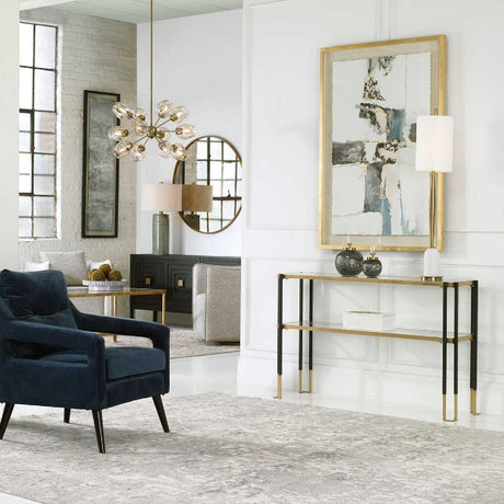 Modern European furniture - Gold Leaf Console Table - www.oroa.com