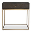 Modern European furniture - Oak Herringbone 1-Drawer Side Table - www.oroa.com