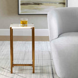 Antique Gold Framed Accent Table Table by Uttermost Affinity, alternate view 2