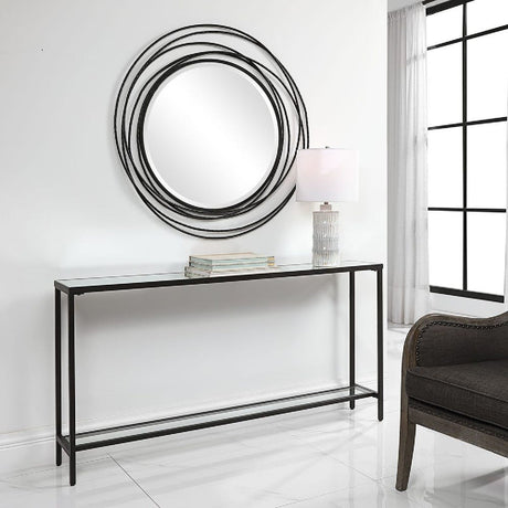Beveled Mirror Console Table | Uttermost Hayley