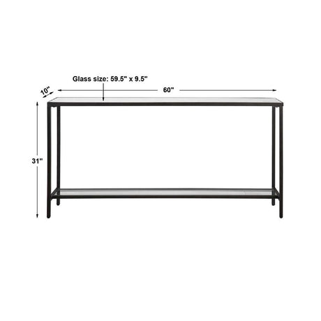 Beveled Mirror Console Table | Uttermost Hayley