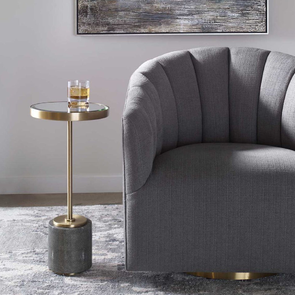   Shagreen Base Drink Table | Oroa.com