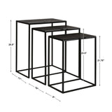 Cast Aluminum Nesting Tables (3) | Uttermost  Coreene